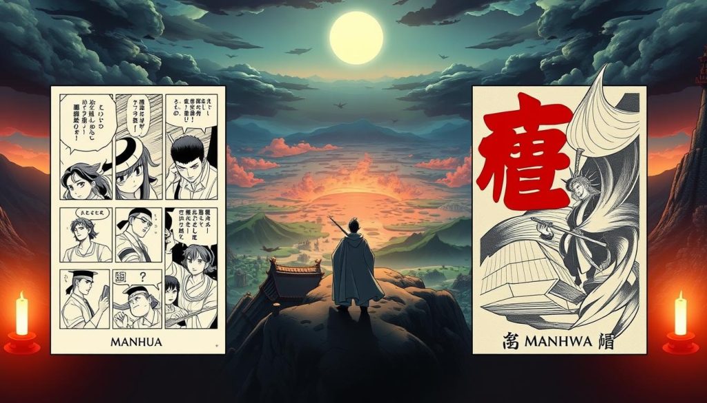 Visual Distinctions - manhua vs manhua