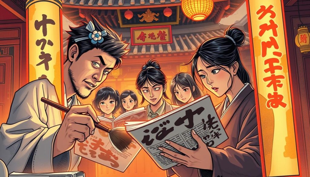 korean comic art forms
