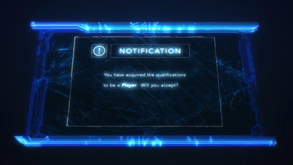Jinwoo explores the System's interface